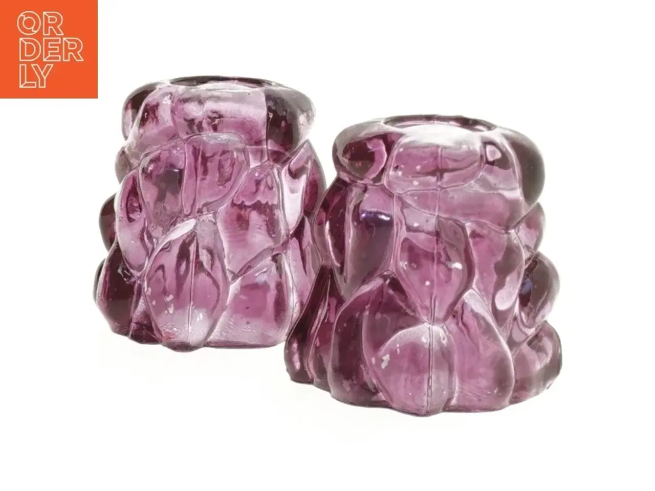 Billede 3 - Glas lysestager (str. 7 x 6 cm)