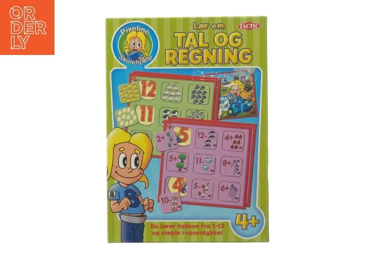 Billede 1 - Pixelines tal- og regnespil fra Tactic (str. 27x19 cm)