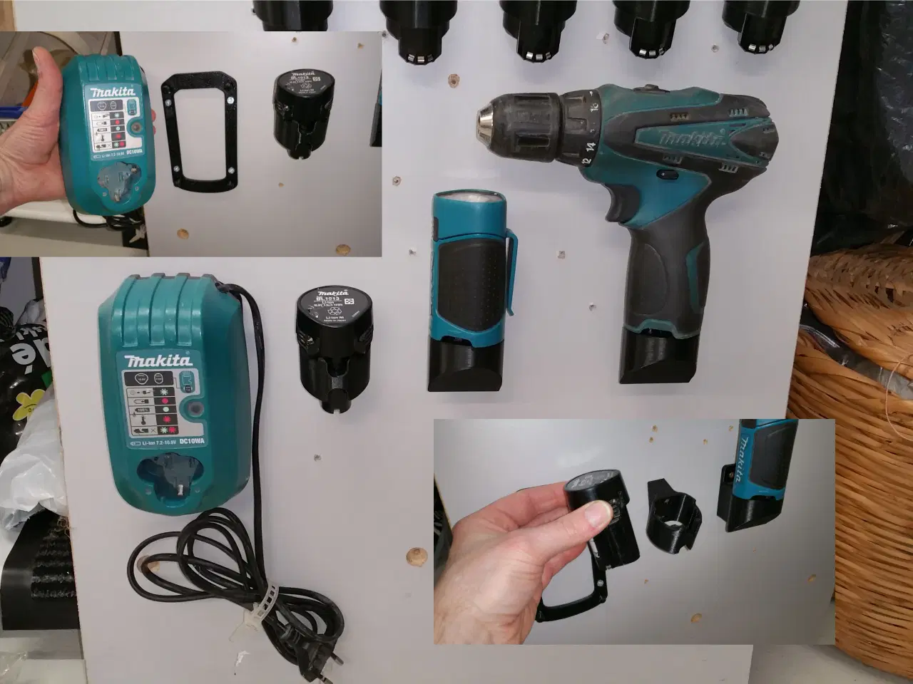 Billede 14 - Makita 18v/12v/10.8v/14.4v holdere , beslag