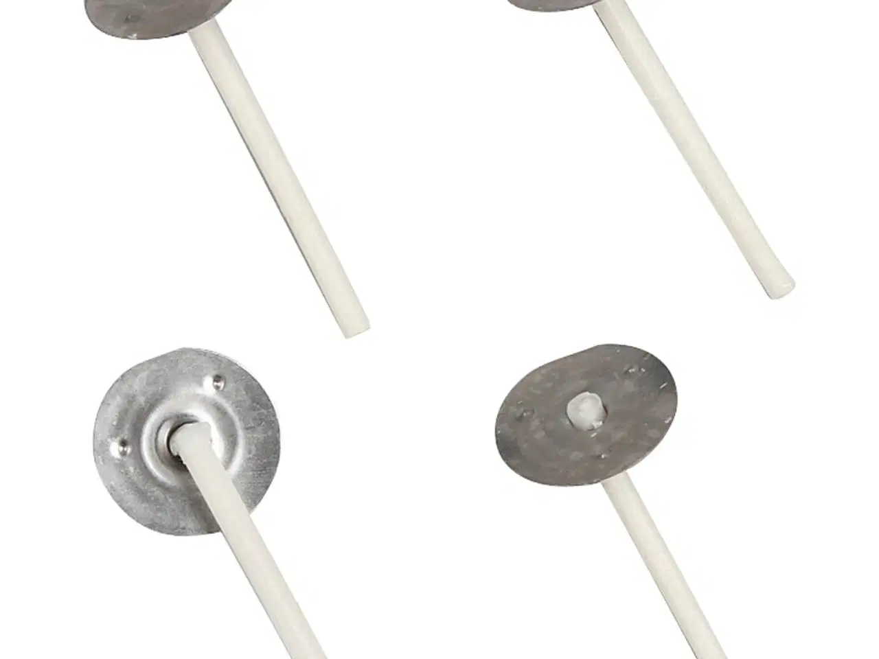 Billede 1 - Flade bomuldsvæger til lysstøbning, 100 stk.