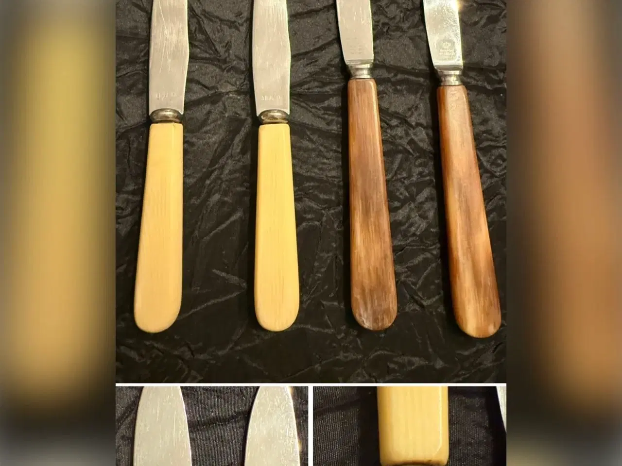 Billede 1 - 2 stk. Raadvad frugtknive & 2 smøreknive