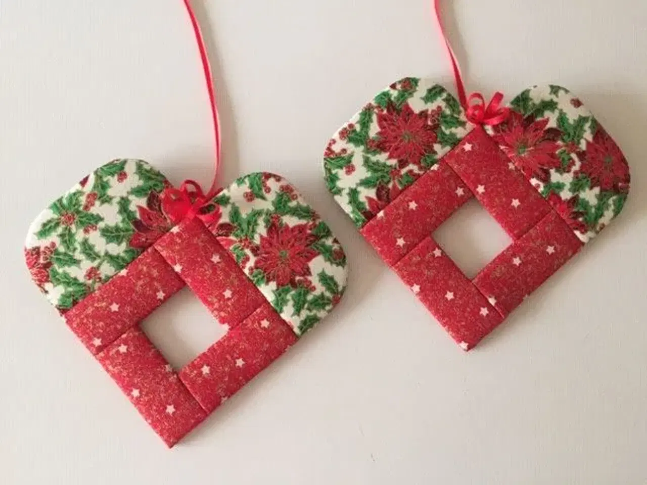 Billede 1 - Hjerter syet i patchwork