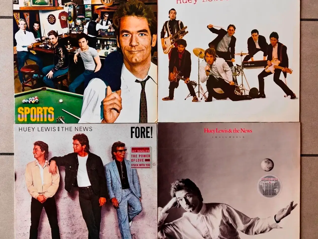Billede 1 - 4x LP med Huey Lewis And The News