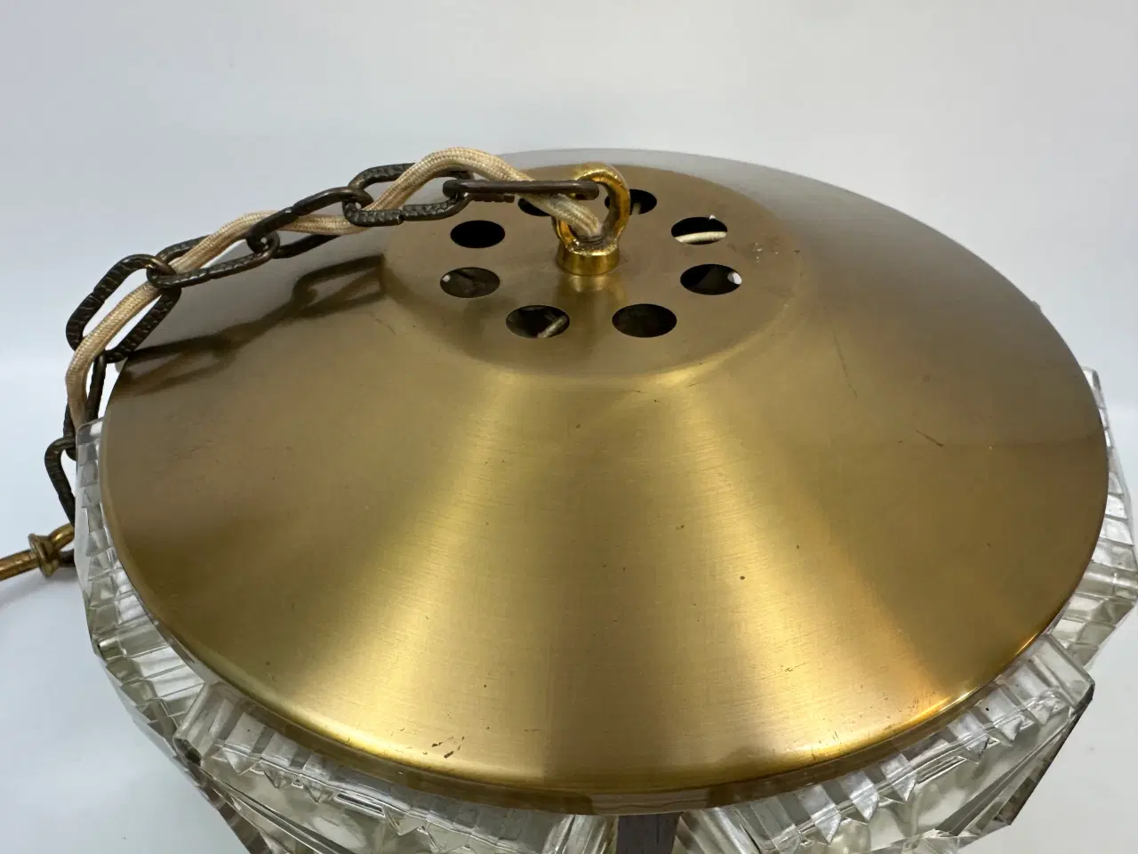 Billede 5 - Carl Fagerlund, Pendel - messing (Orrefors) 