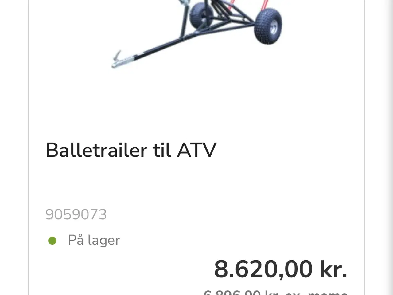 Billede 2 - ATV Halmvogn 