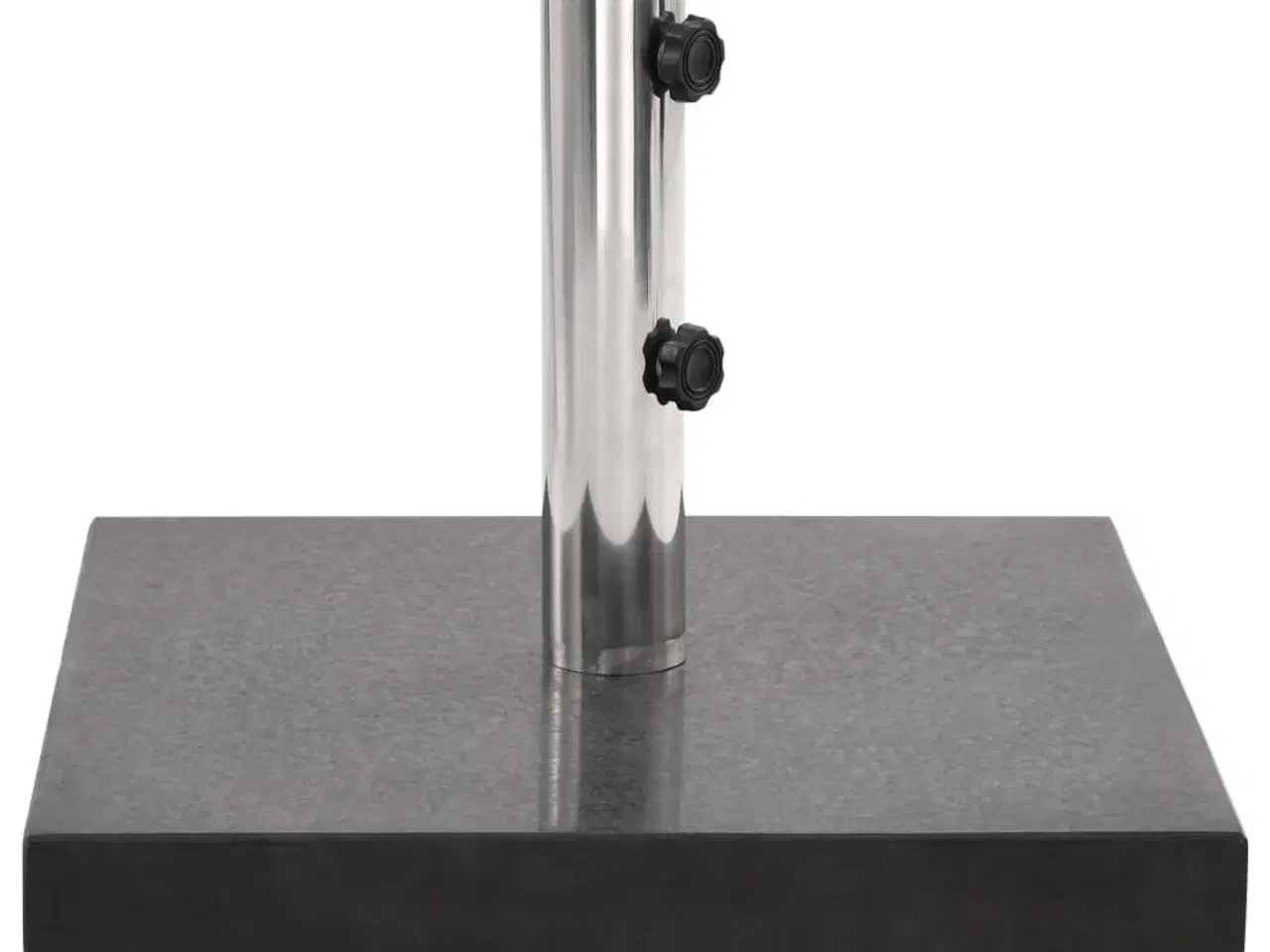 Billede 2 - Parasolfod granit 30 kg firkantet sort