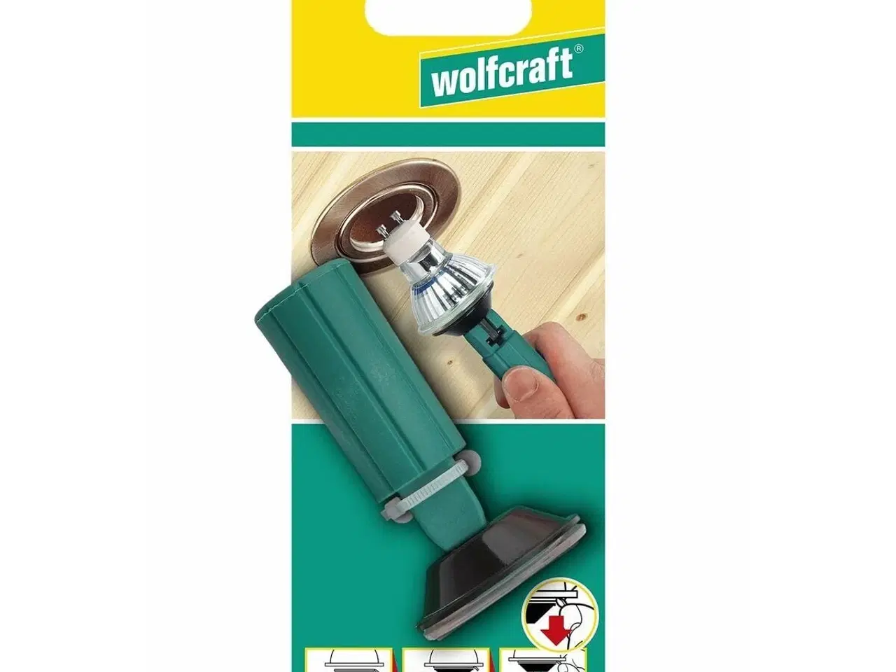 Billede 2 - Wolfcraft sugekop til pæreholder 5499000 - grøn