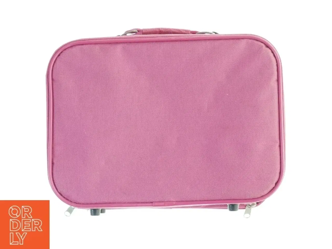 Billede 2 - Lille rosa rejsekuffert (str. 32 x 23 x 12 cm)