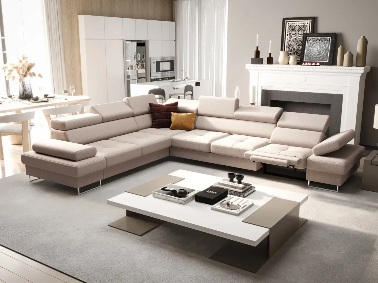 Billede 6 - GALAKSE MAX RELAX HJØRNESOFA 280x350