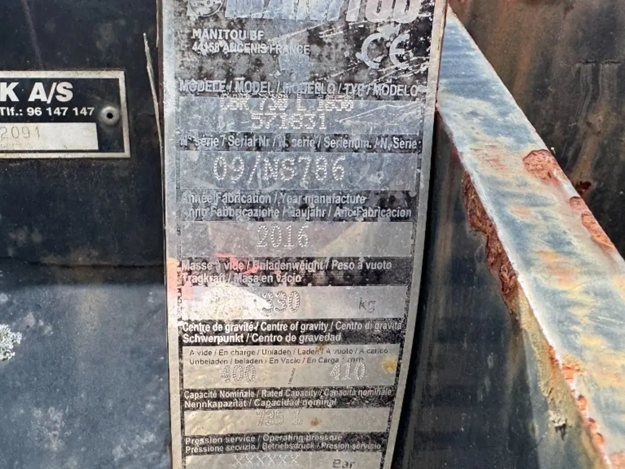 Billede 5 - Manitou Original frontskovl