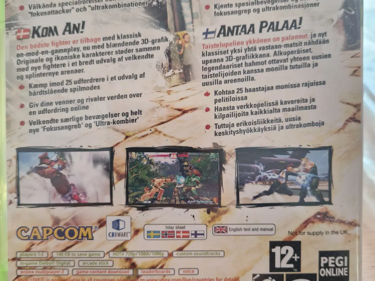 Billede 2 - Street Fighter lV XBOX 360 spil