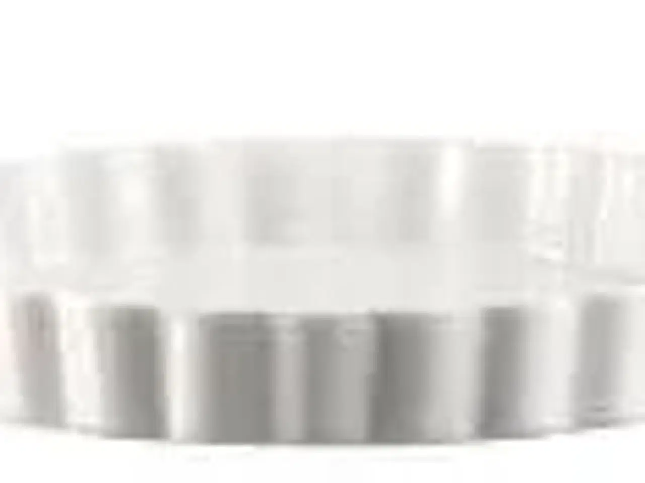 Billede 1 - 40 stk. Tærteform 240 mm hvid porcelæn