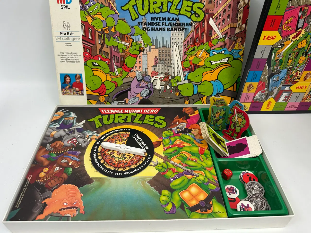 Billede 2 - Turtles brætspil, retro (1991)