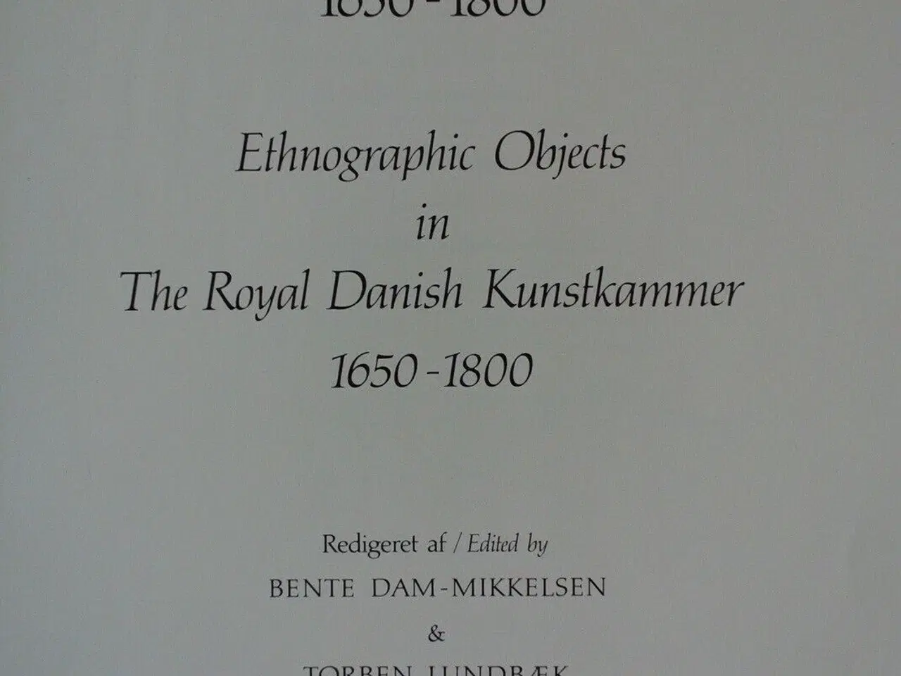 Billede 2 - etnografiske genstande i det kongelige danske , re