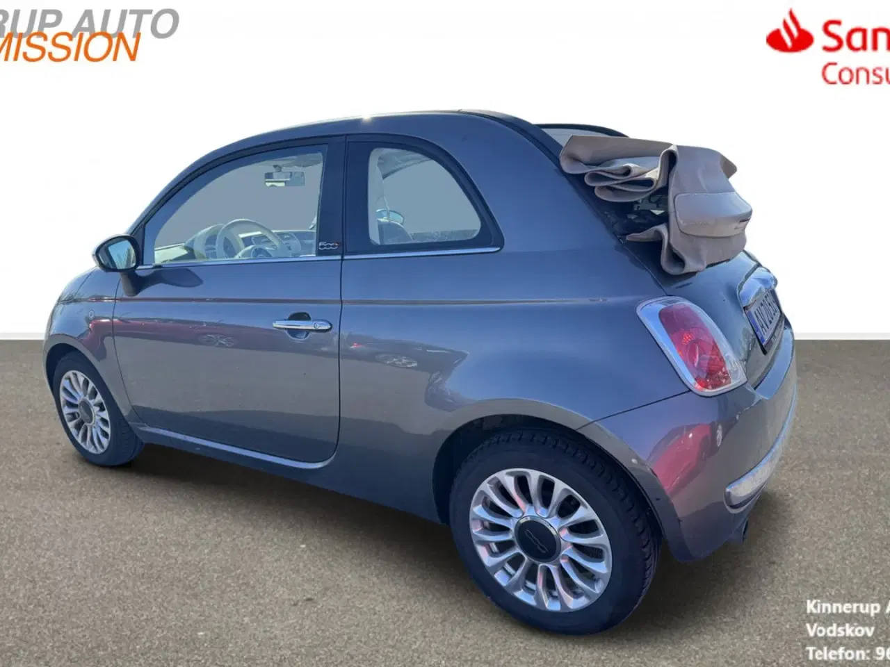 Billede 4 - Fiat 500C 1,2 Popstar 69HK Cabr.