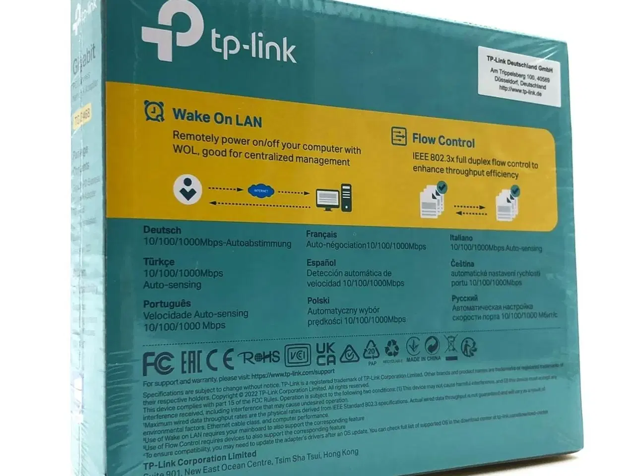 Billede 2 - Netværkskort gigabit – TP-Link TG-3468 PCIe x1 1 Gbps