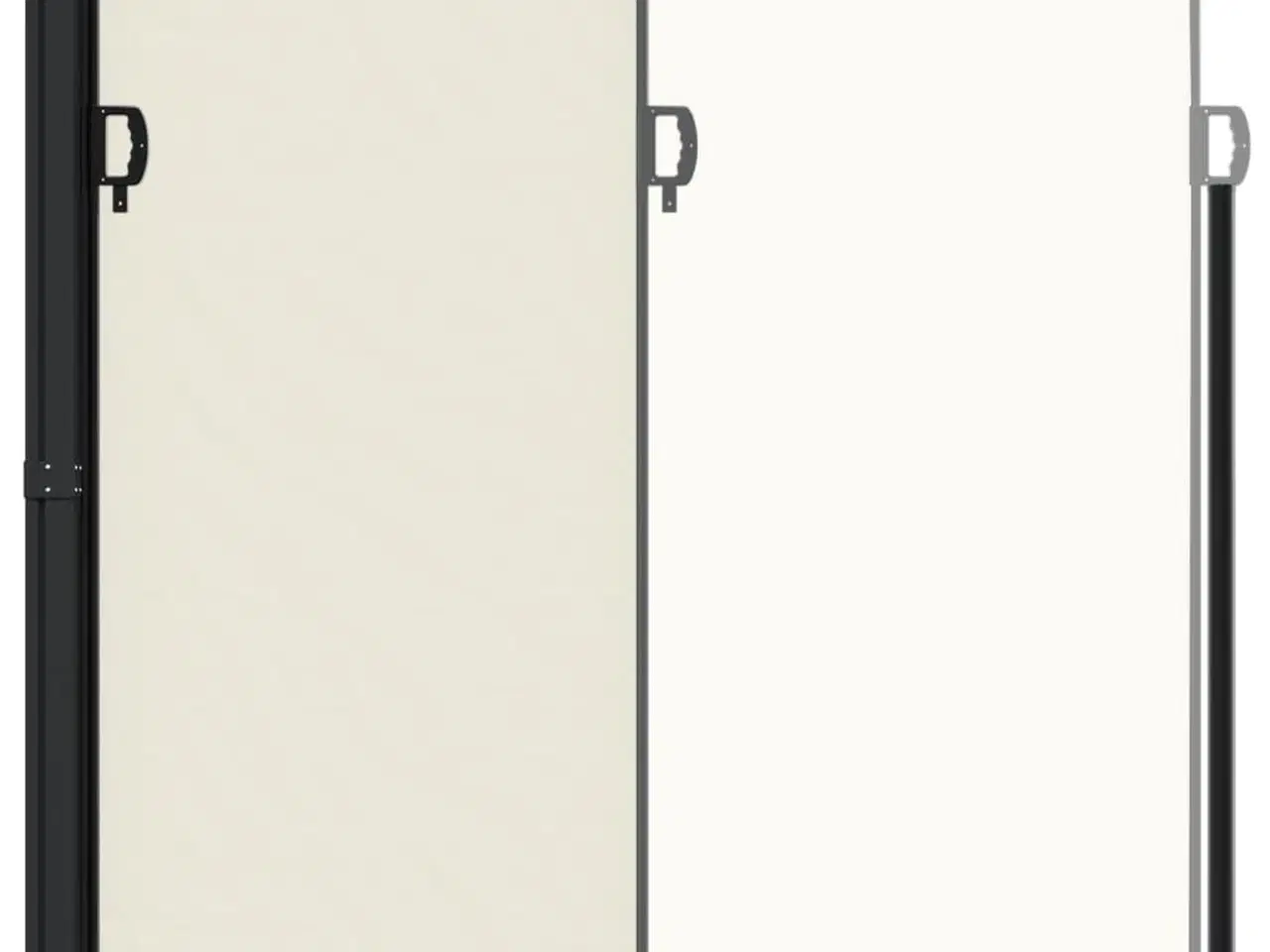 Billede 5 - Sidemarkise 200x500 cm sammenrullelig cremefarvet