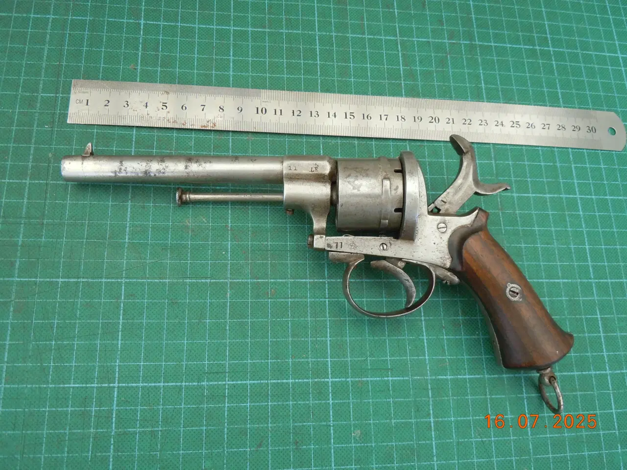 Billede 5 - Revolver, Antik 9 mm Pin Fire lefauxcheux 1868.
