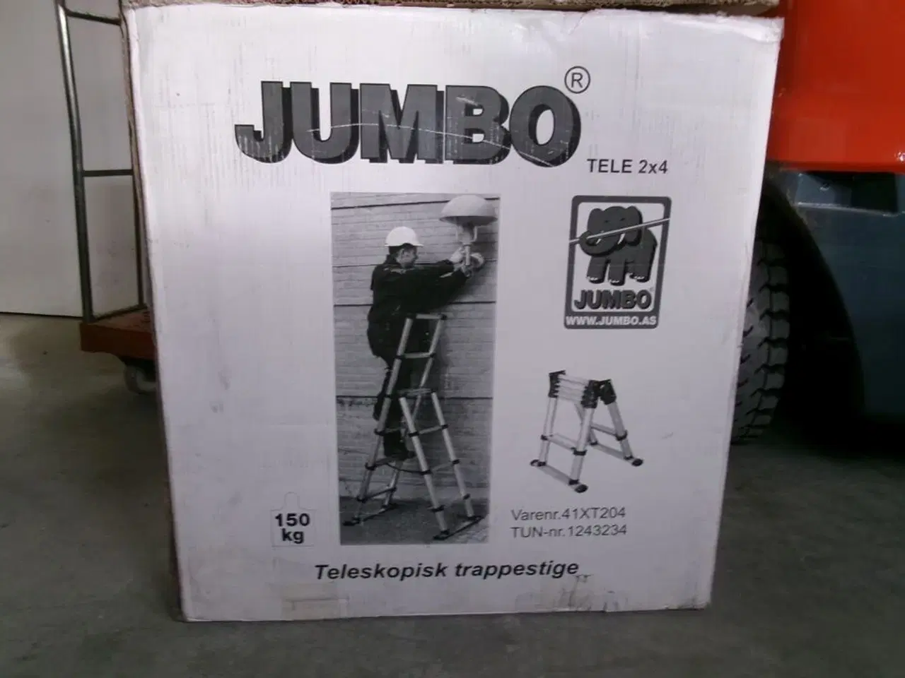 Billede 2 - Trappestige teleskopisk JUMBO