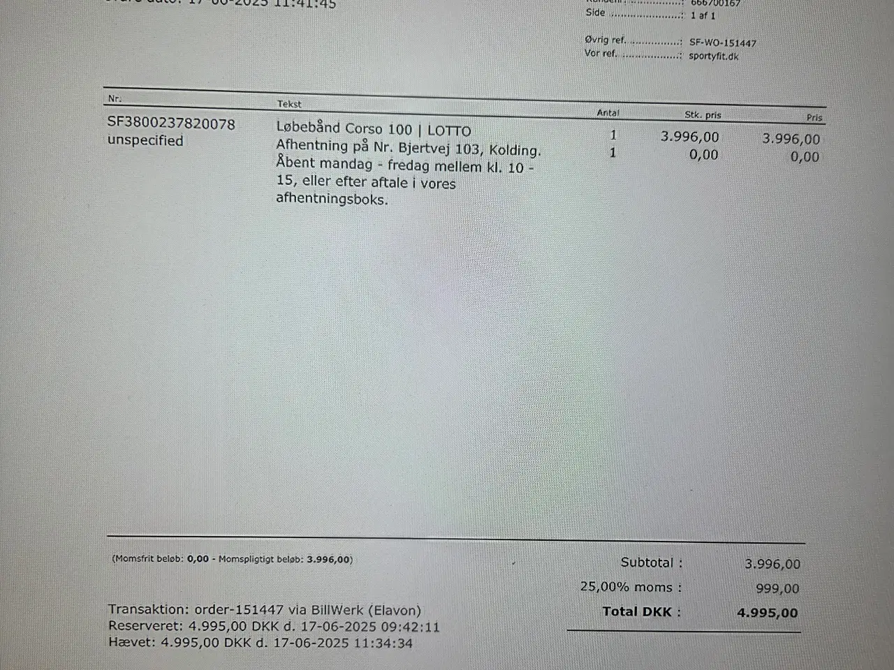 Billede 4 - Løbebånd Corso 100