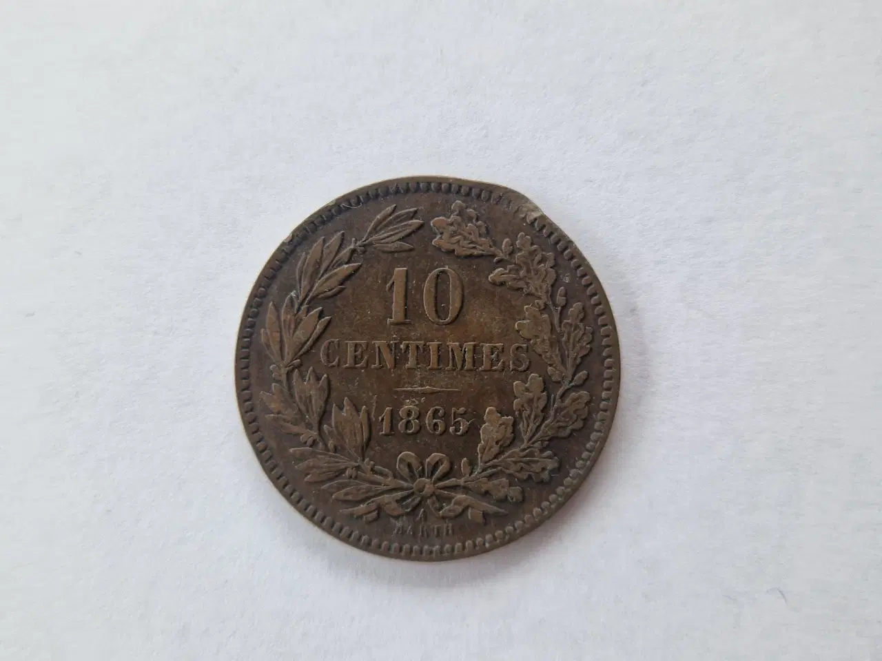 Billede 1 - 10 Centimes 1865 Luxembourg