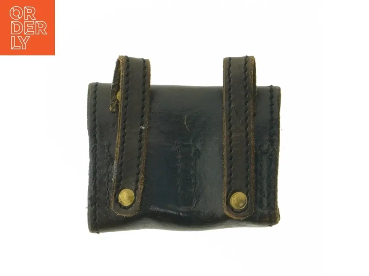 Billede 6 - Læderpung med eliksirflasker med kork-propper til bæltet (str. 8x10x2 cm)