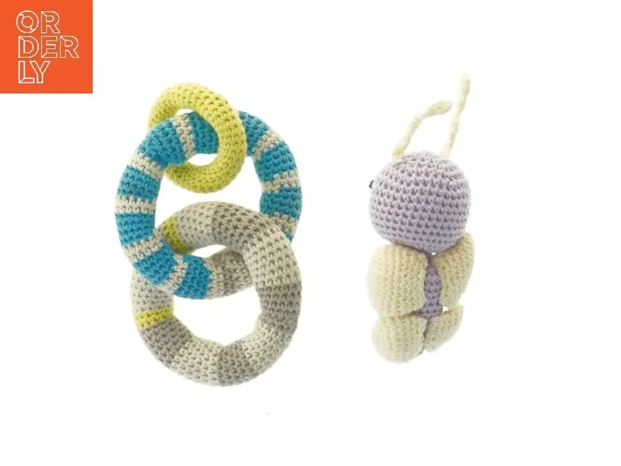 Billede 2 - Hæklet legetøjssæt (str. 15 og 20 cm)
