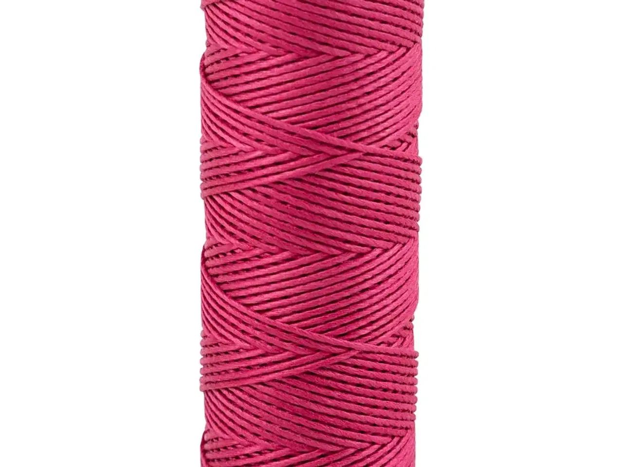 Billede 1 - Bambussnor, tykkelse 1 mm, mørk pink, 65m/ 1 rl.