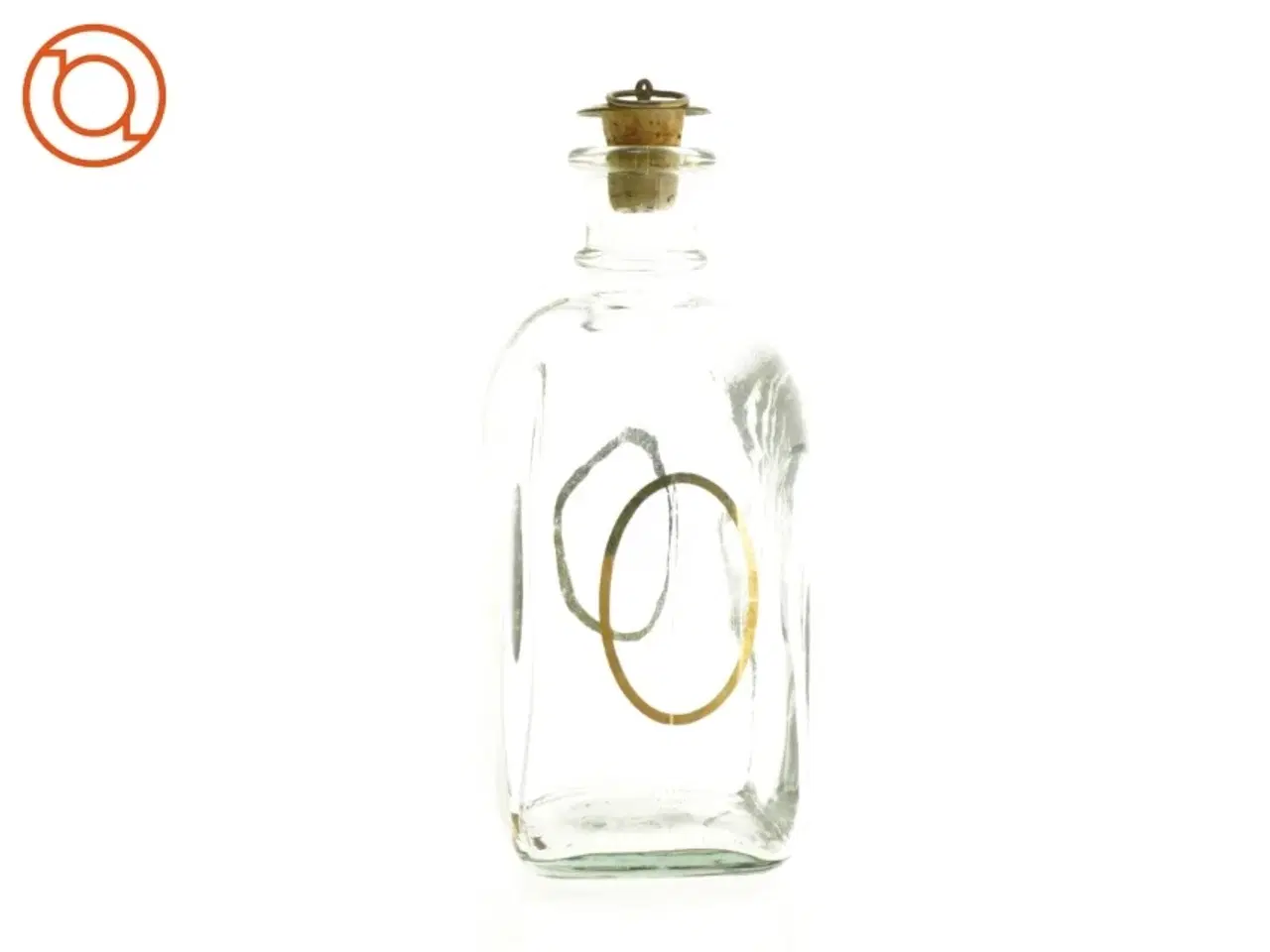 Billede 3 - Karaffel til julesnaps fra Holmegaard (str. 19 x 9 cm)