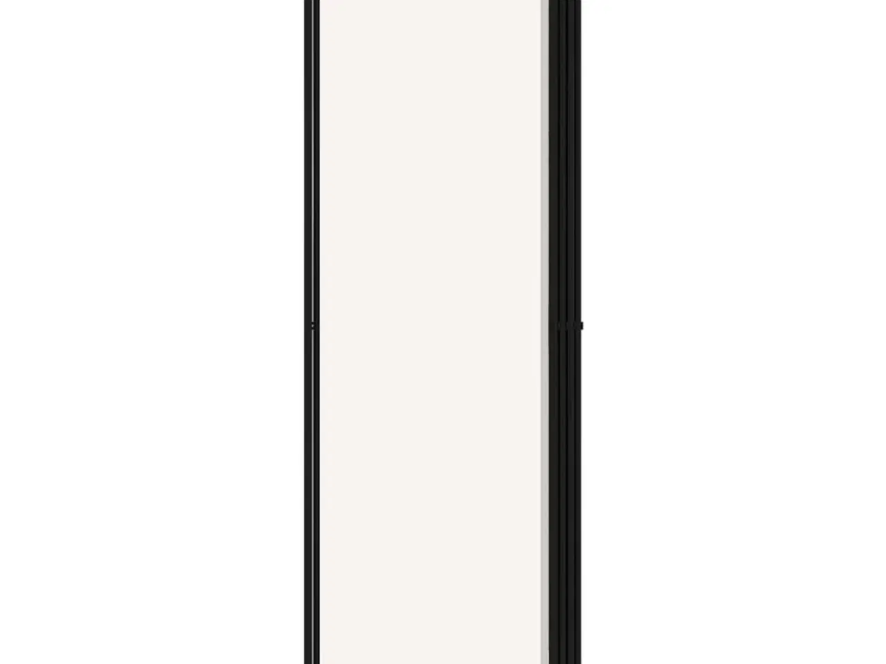 Billede 4 - 4-panels rumdeler 200 x 180 cm hvid