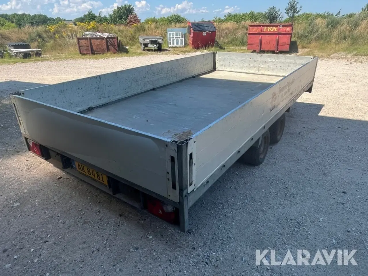 Billede 3 - Boogietrailer to akslet Anssems
