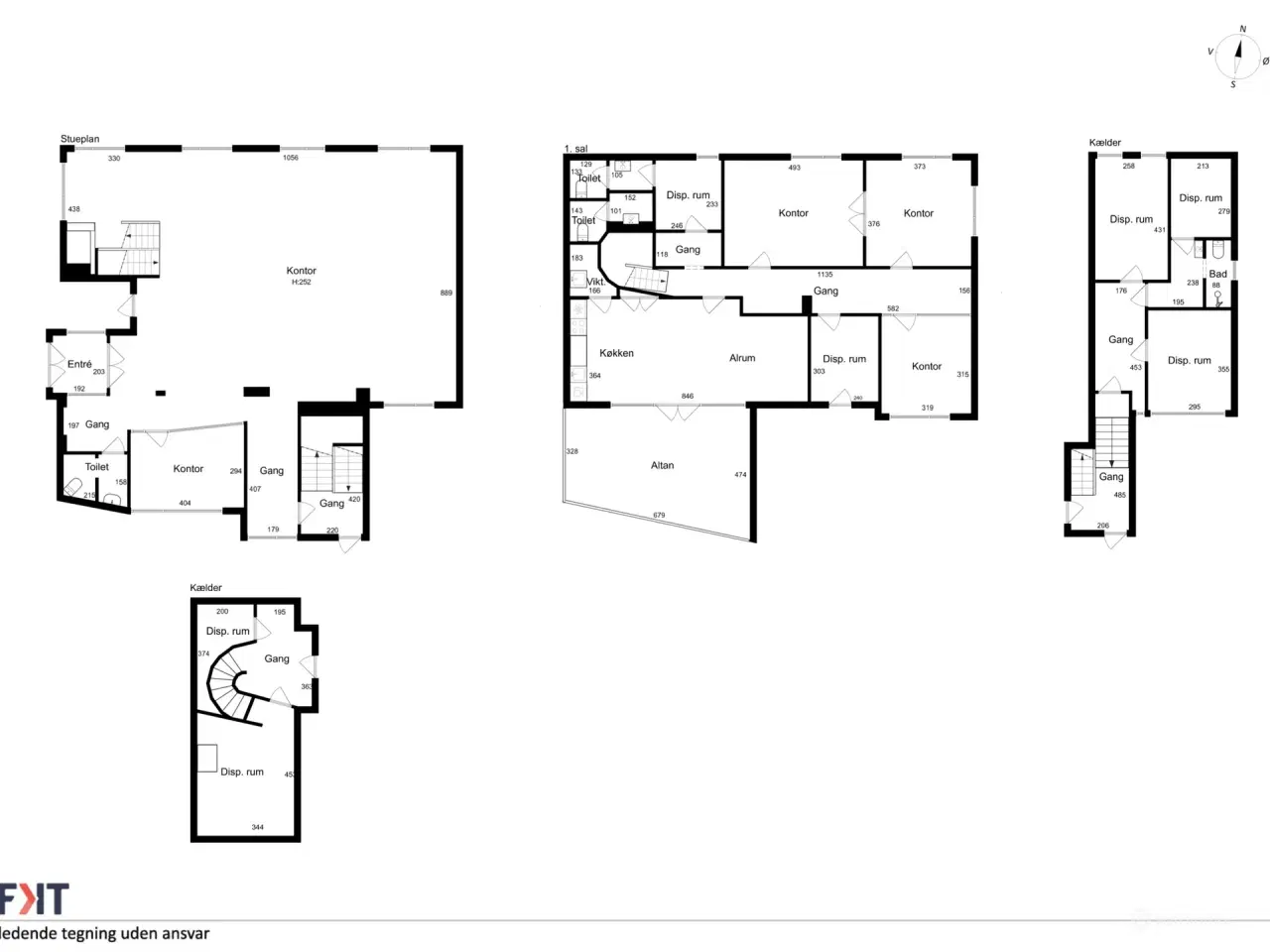 Billede 15 - Velholdt og indbydende domicillejemål med stor eksponering - velegnet til kontor. butik, showroom eller undervisning