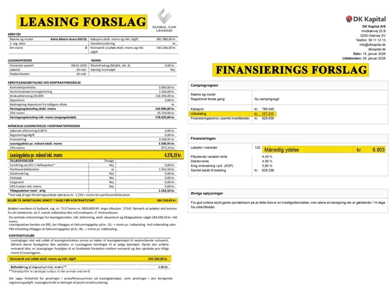 Billede 2 - 2023 - Adria Matrix Axess 650 DL   VOGNEN ER PÅ LAGER  - NEDSAT KR. 75.042