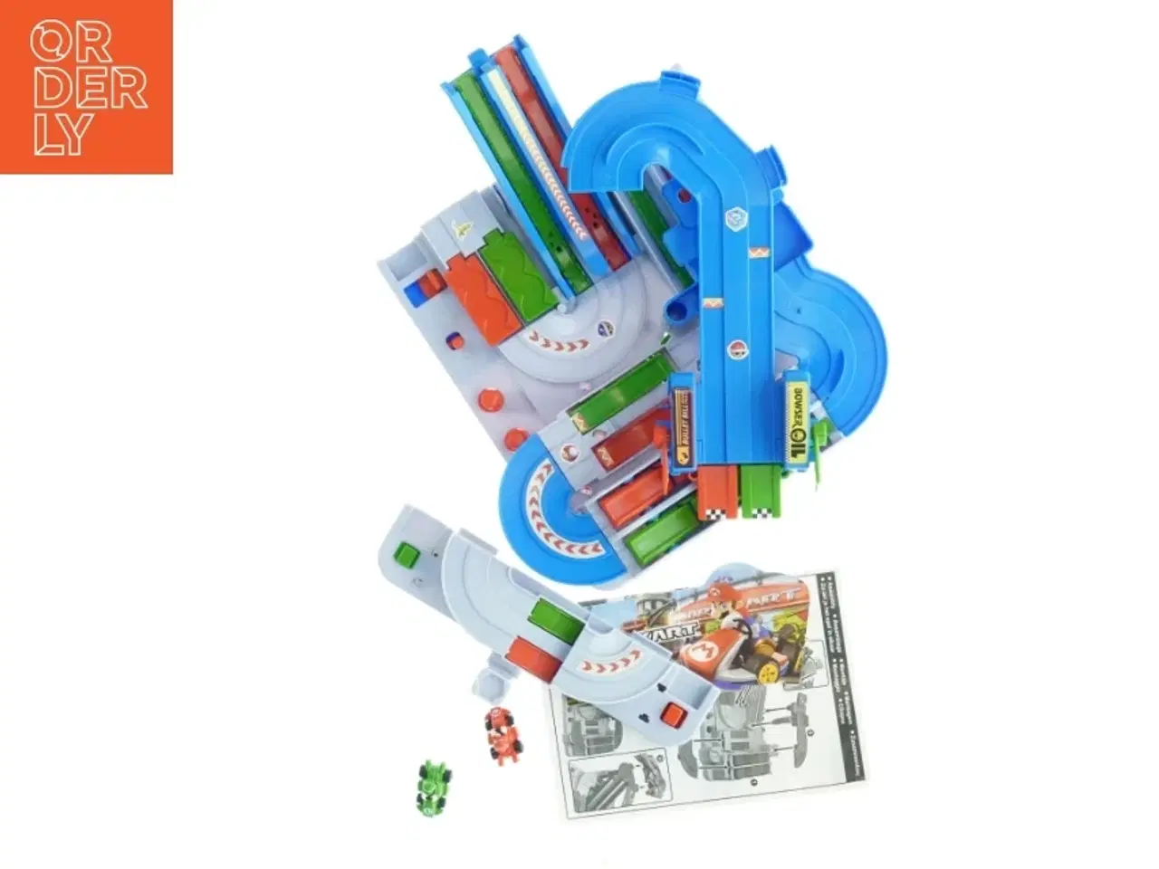 Billede 1 - Mario Kart racerbane med figurer (str. 3 x 2 cm til 27 x 31 cm)