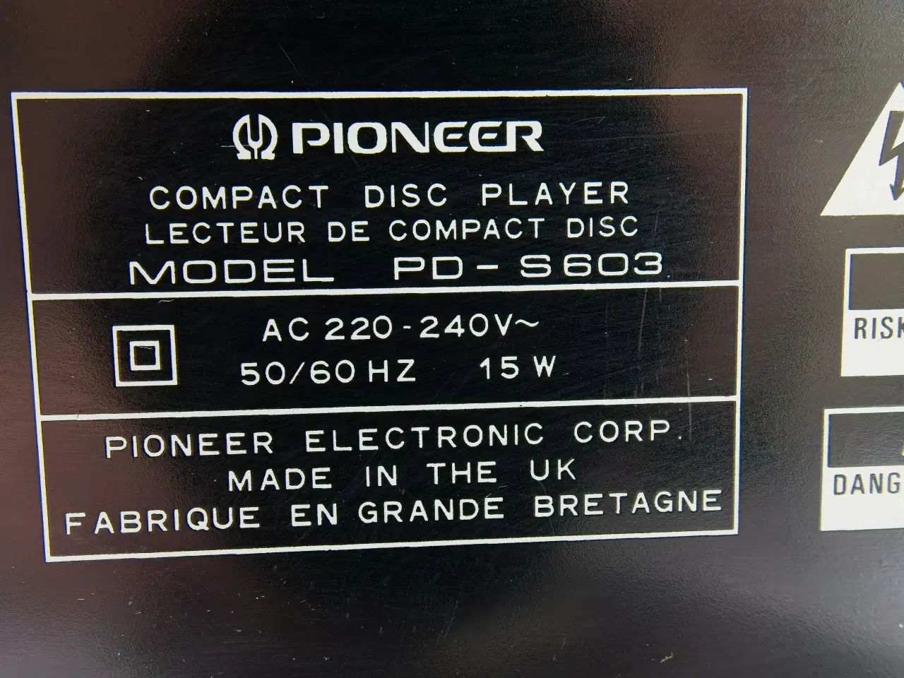 Billede 7 - CD afspiller Pioneer PD-S603