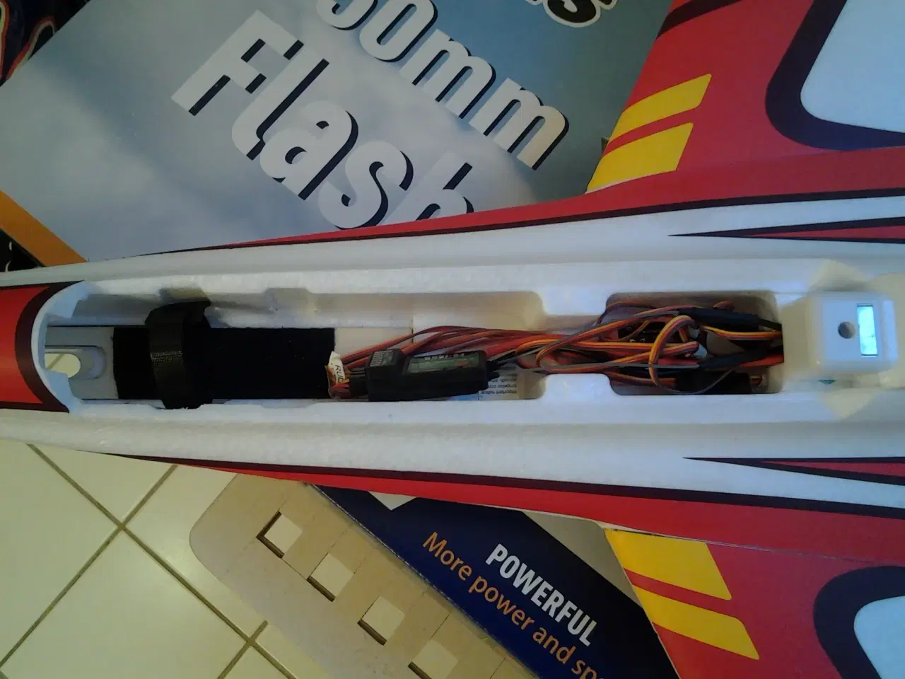 Billede 7 - Fjernstyret fly, FMS Flash 850mm (PNP)