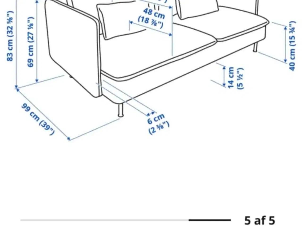 Billede 4 - 3 pers. Söderhamn sofa 