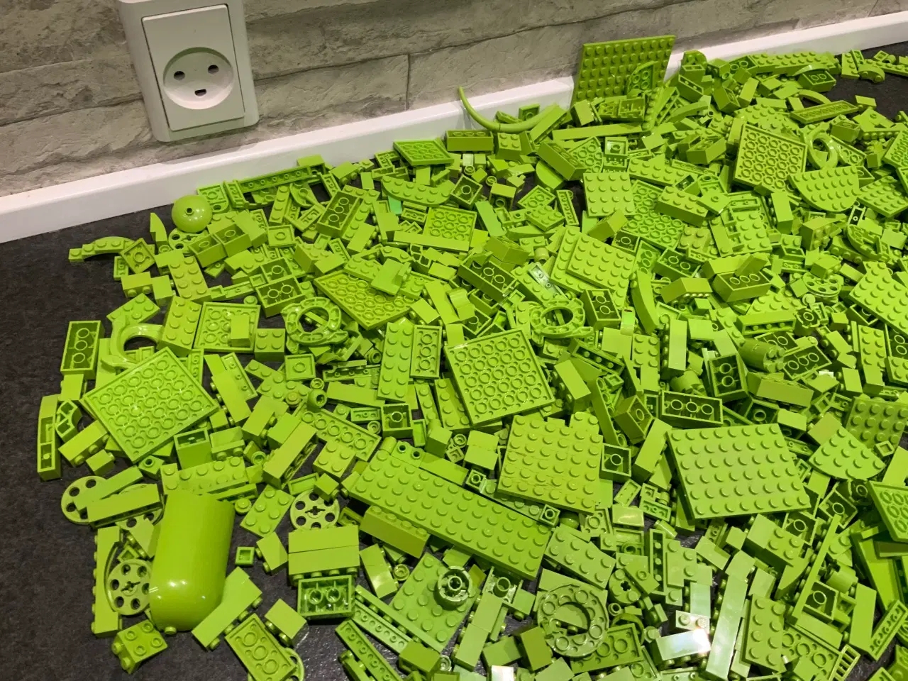 Billede 6 - Lysegrønne legoklodser