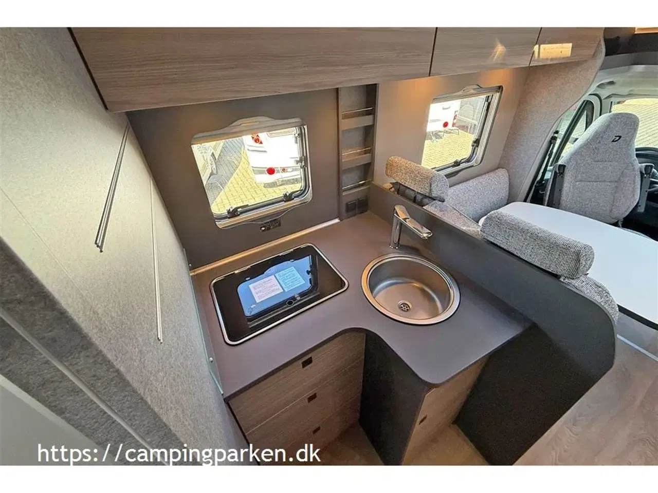 Billede 8 - 2025 - Dethleffs Super flot, nyudviklet Dethleffs Trend, automatgear, enkeltsenge, L-siddegruppe