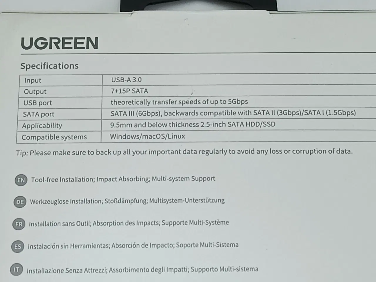 Billede 3 - NY! 2.5" SSD / HDD Disk Kabinet USB 3.2