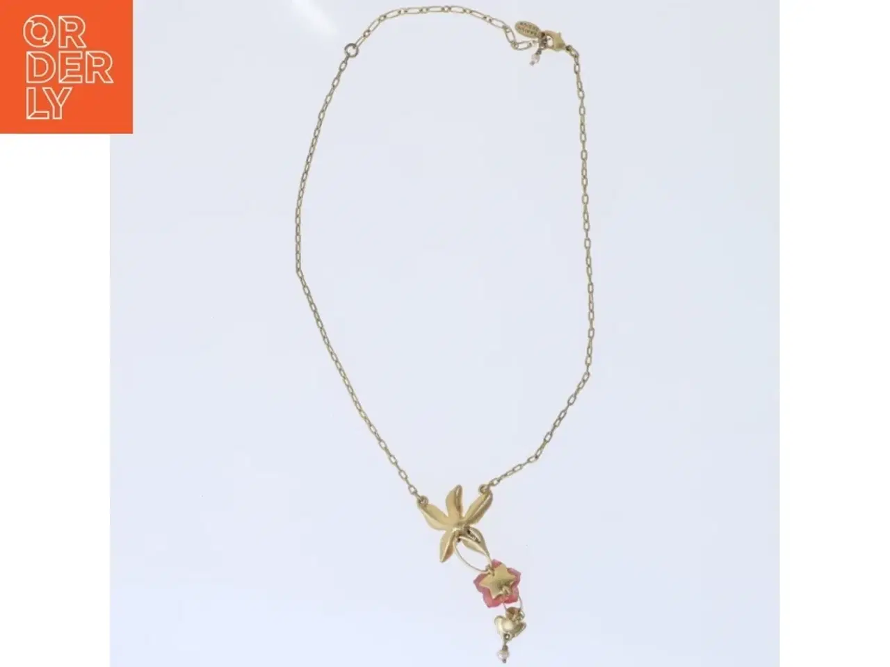 Billede 2 - Blomstermotiv halskæde fra Pilgrim (str. 45 cm)