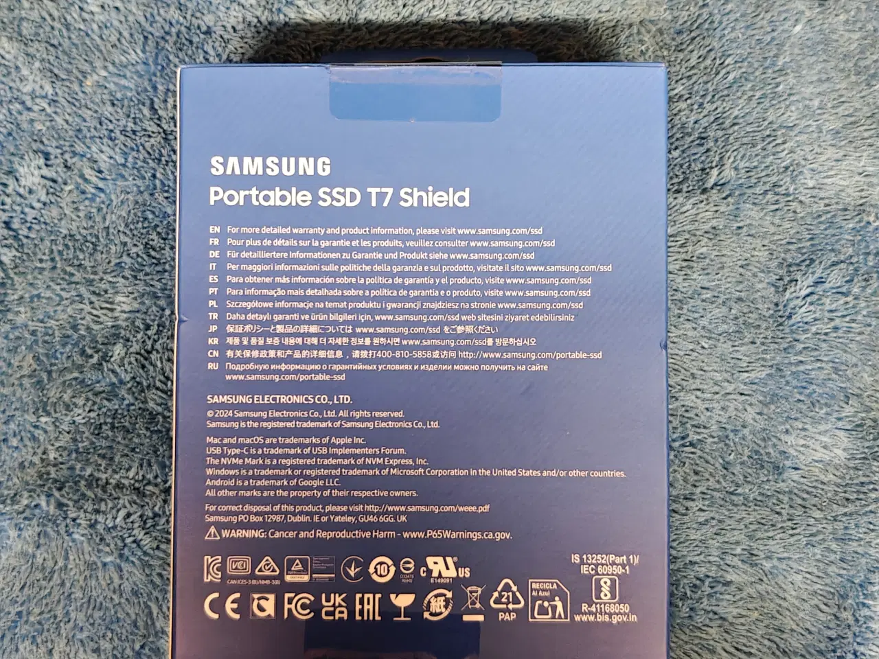 Billede 2 - Samsung T7 T4 SSD Shield Harddisk