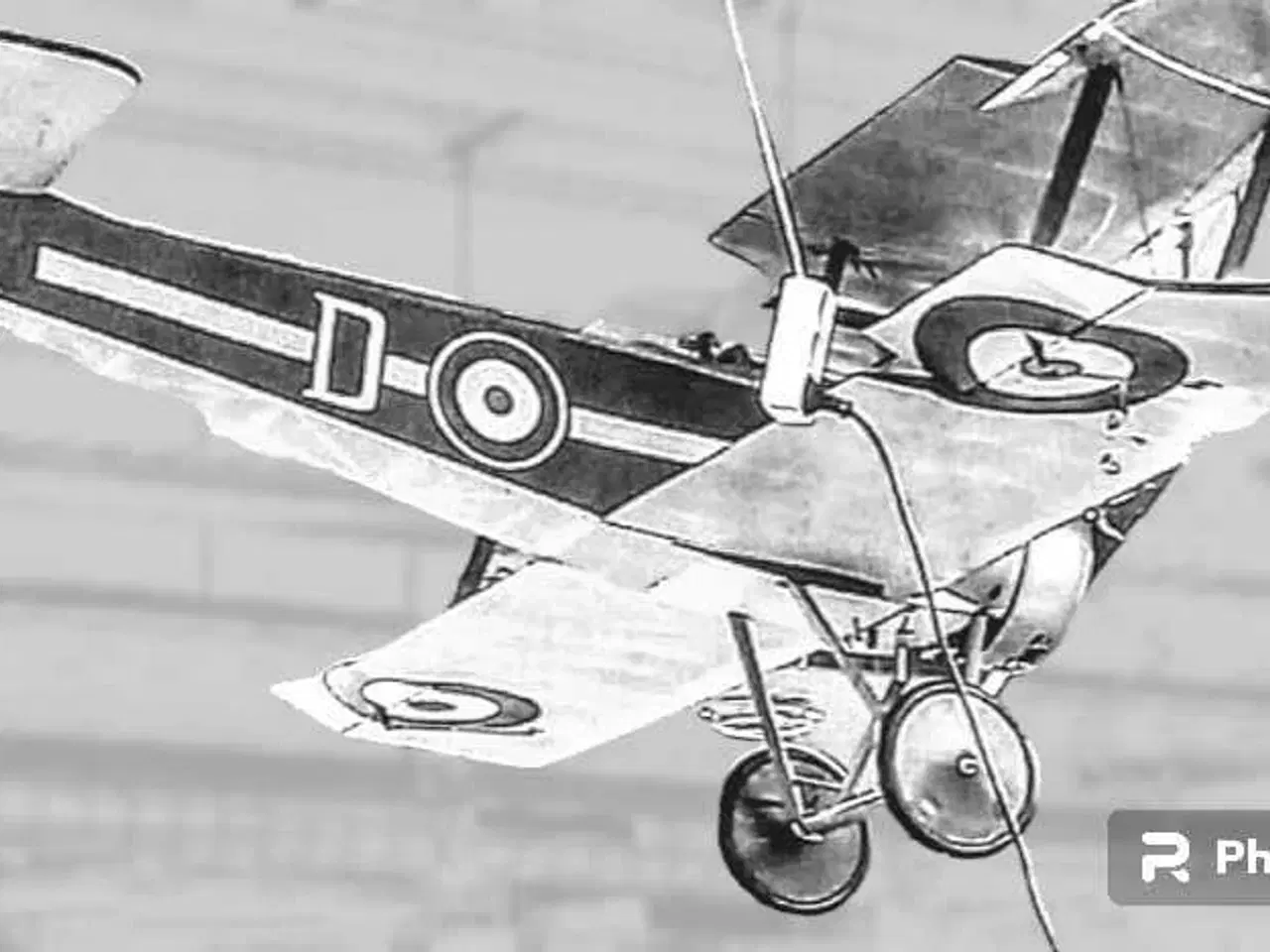 Billede 24 - Fjernstyret kæmpe fly, 1/3 størr, Toni Sopwith pup