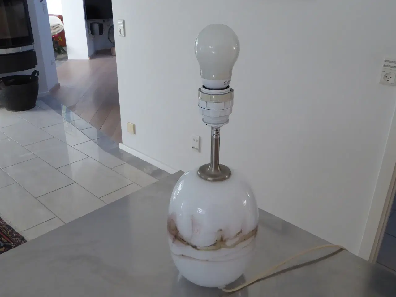 Billede 1 - Bordlampe, Holmegård Sakura
