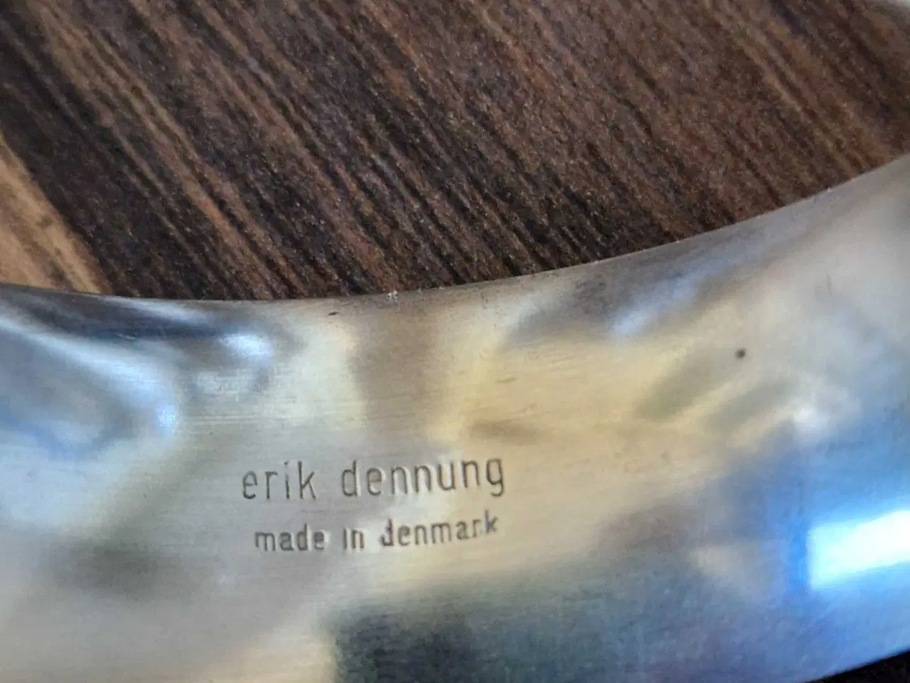 Billede 5 - Retro armring,forsølvet med turkis. Erik Dennung 