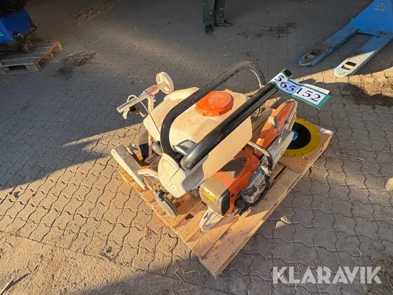 Billede 3 - Skæremaskine med vogn og klinger Stihl TS800