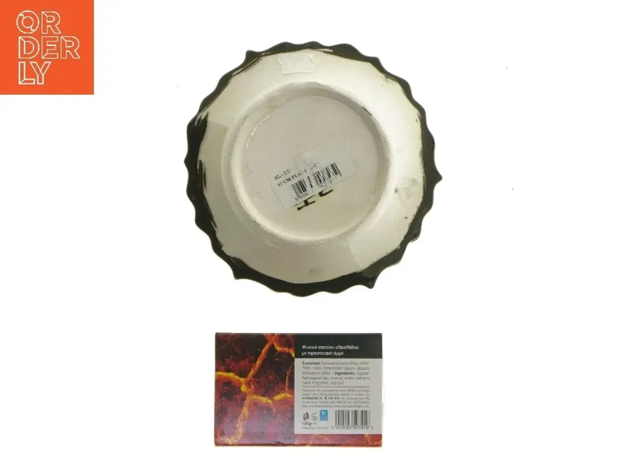 Billede 3 - Dekorativ skål med sten (str. Ø 12,5 cm)