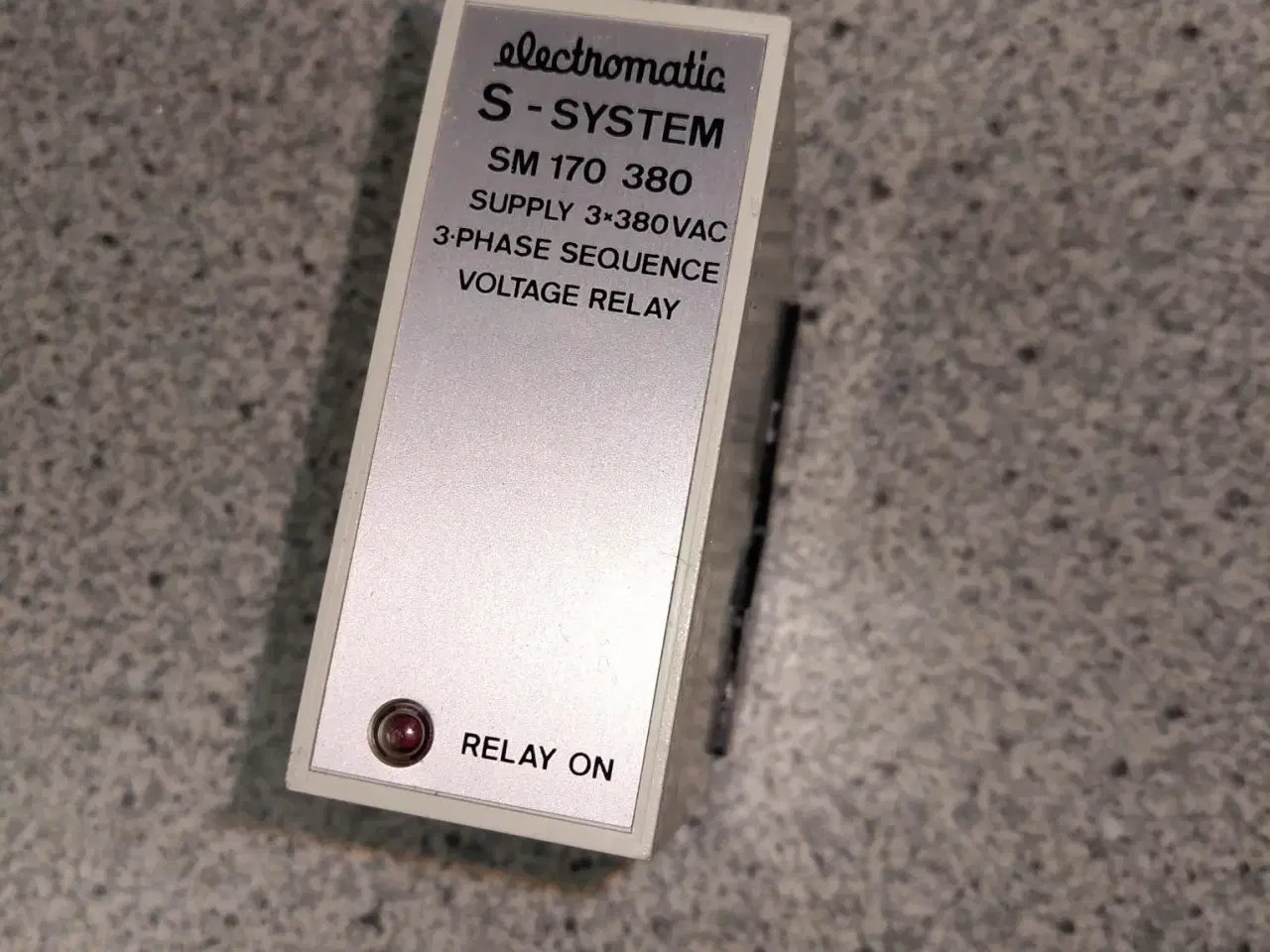 Billede 1 - Fasebrudsrelæ Elektromatic SM170 380