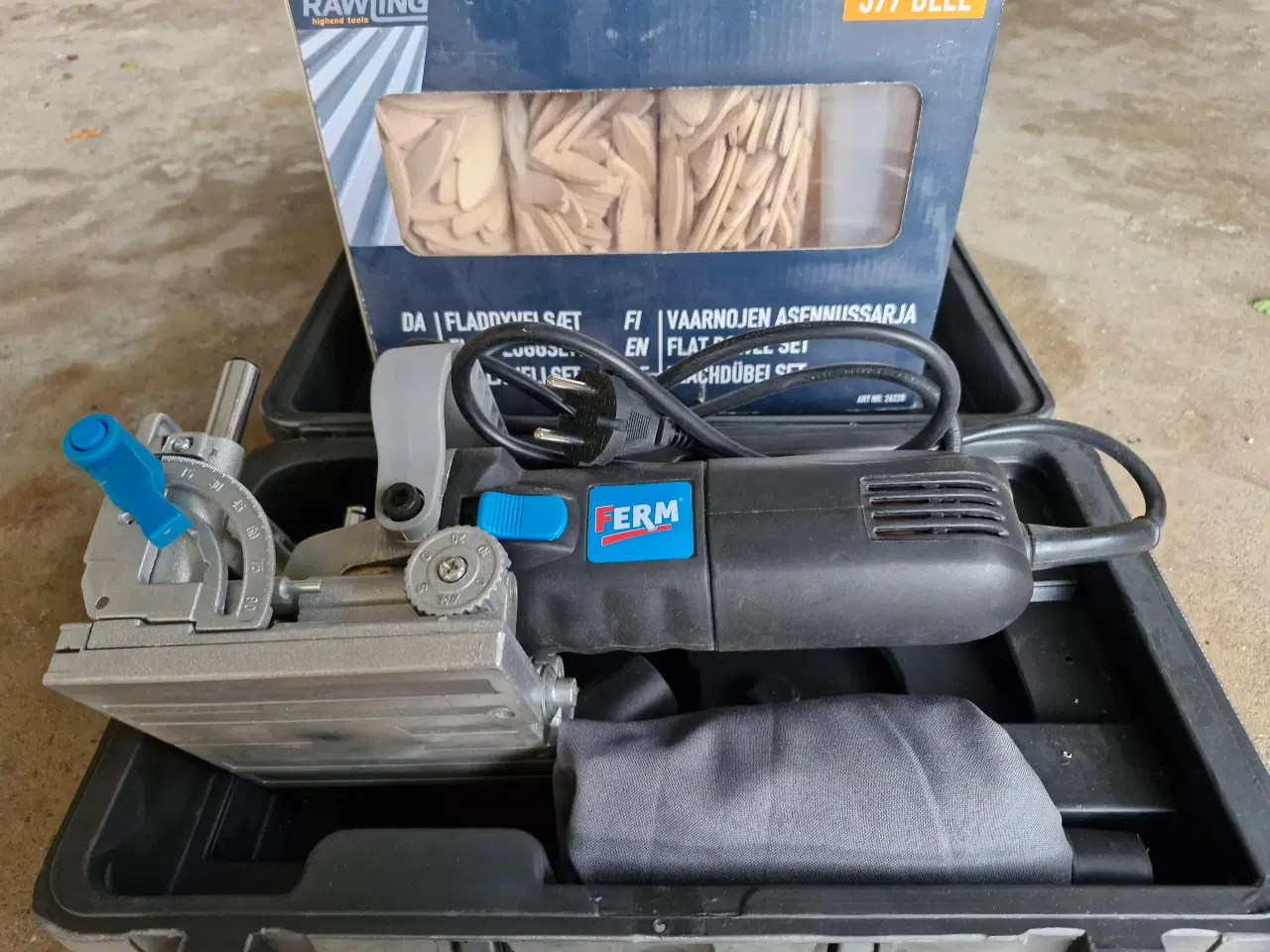 Billede 1 - Fladdyvel fræser med ekstra fladdyvler