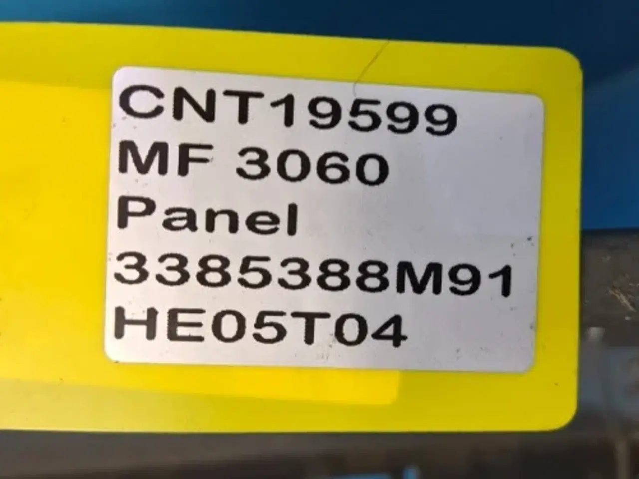Billede 12 - Massey Ferguson 3060 Panel 3385388M91